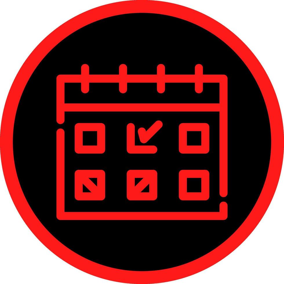 Line Red Gradient Circle Design vector