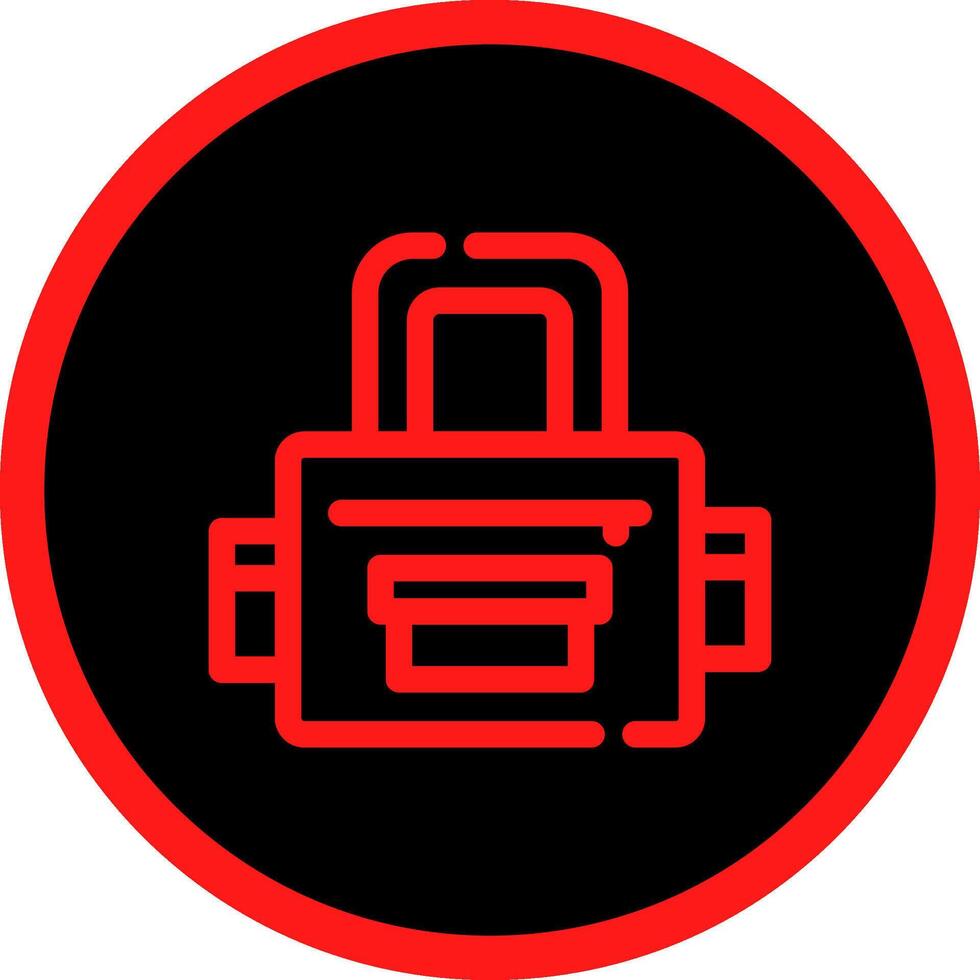 Bag Creative Icon Design vector