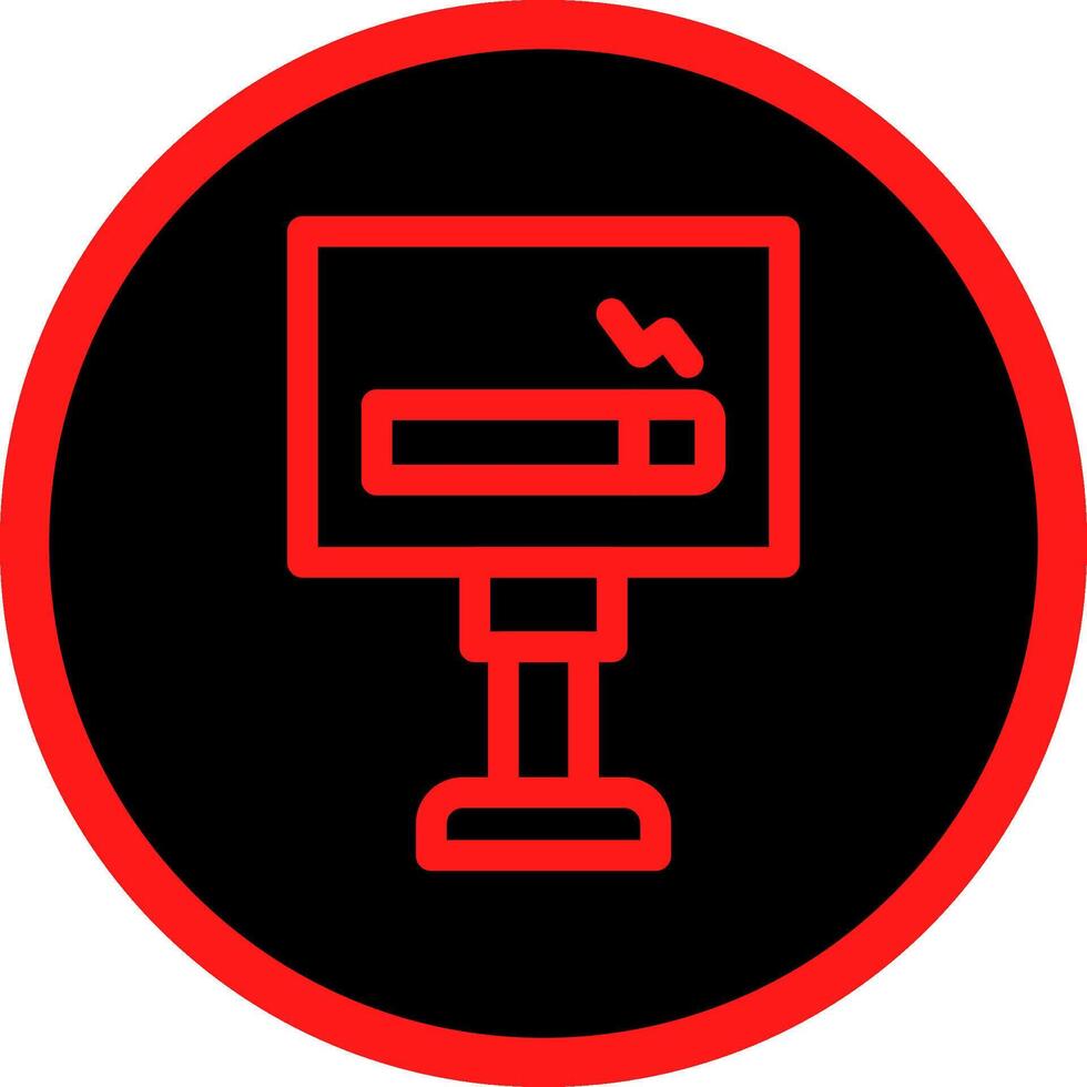 Smoking Area Creative Icon Design vector