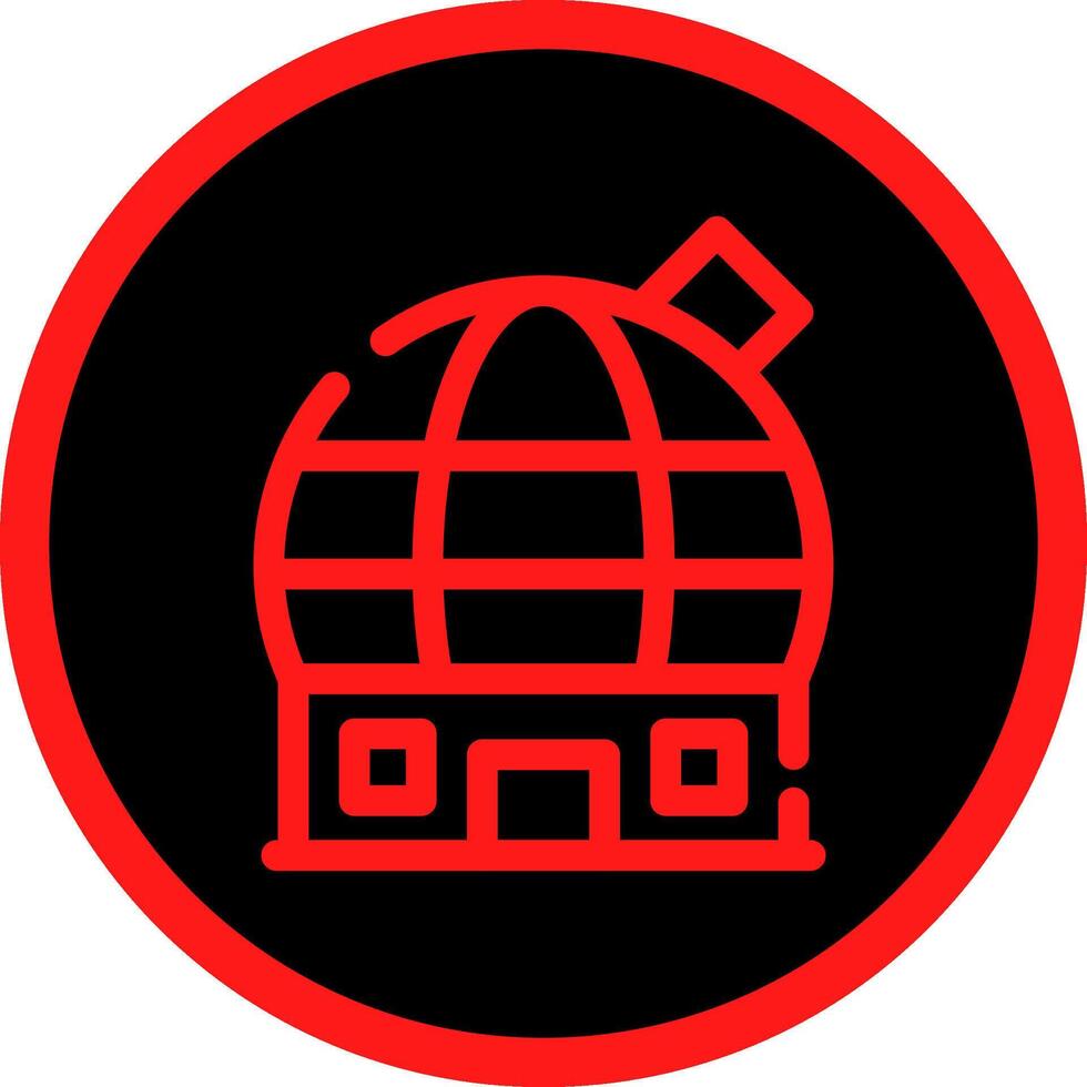Observatory Creative Icon Design vector