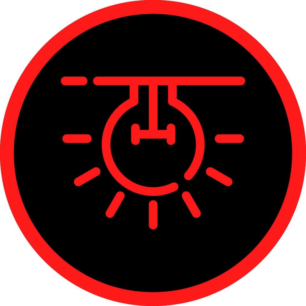 Light Bulb Creative Icon Design vector