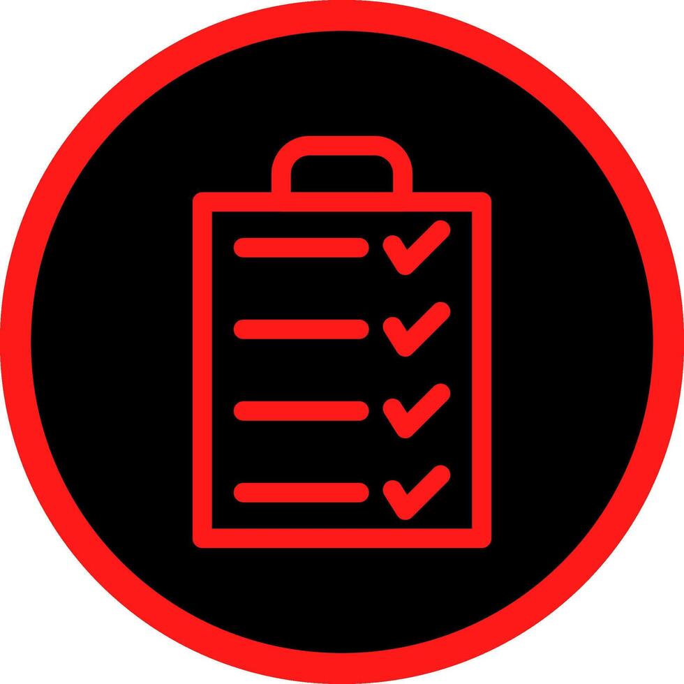 Checklist Creative Icon Design vector