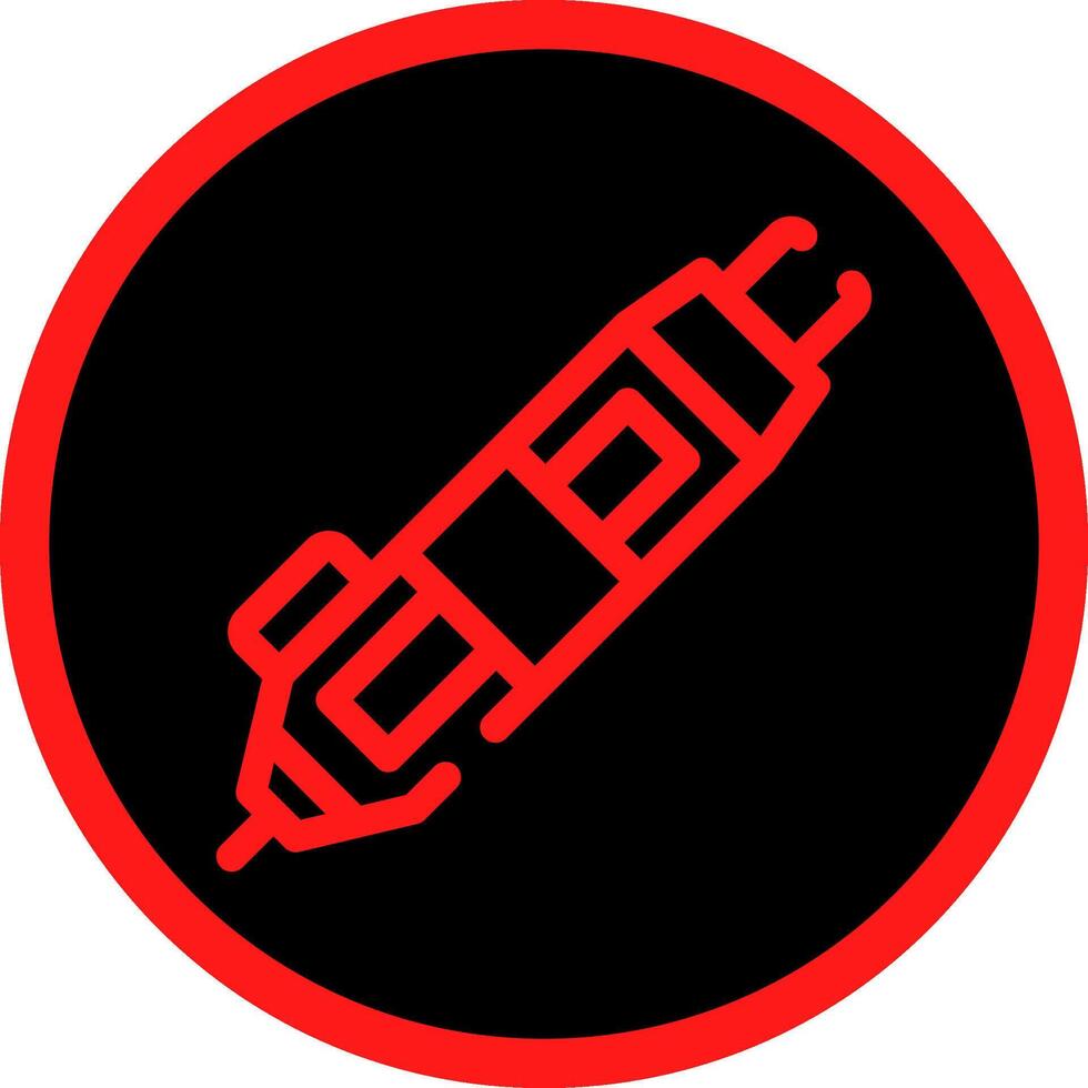 3D Pen Creative Icon Design vector