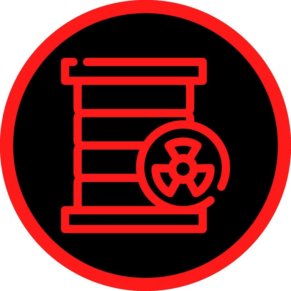 Toxic Waste Creative Icon Design vector