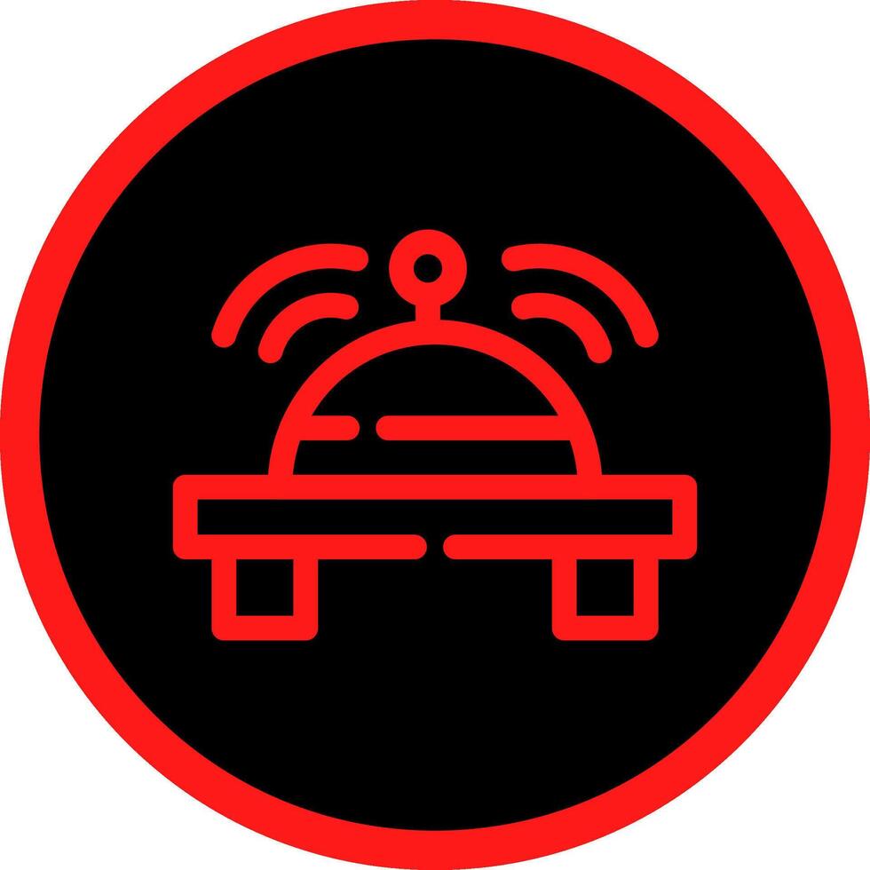 Reception Bell Creative Icon Design vector