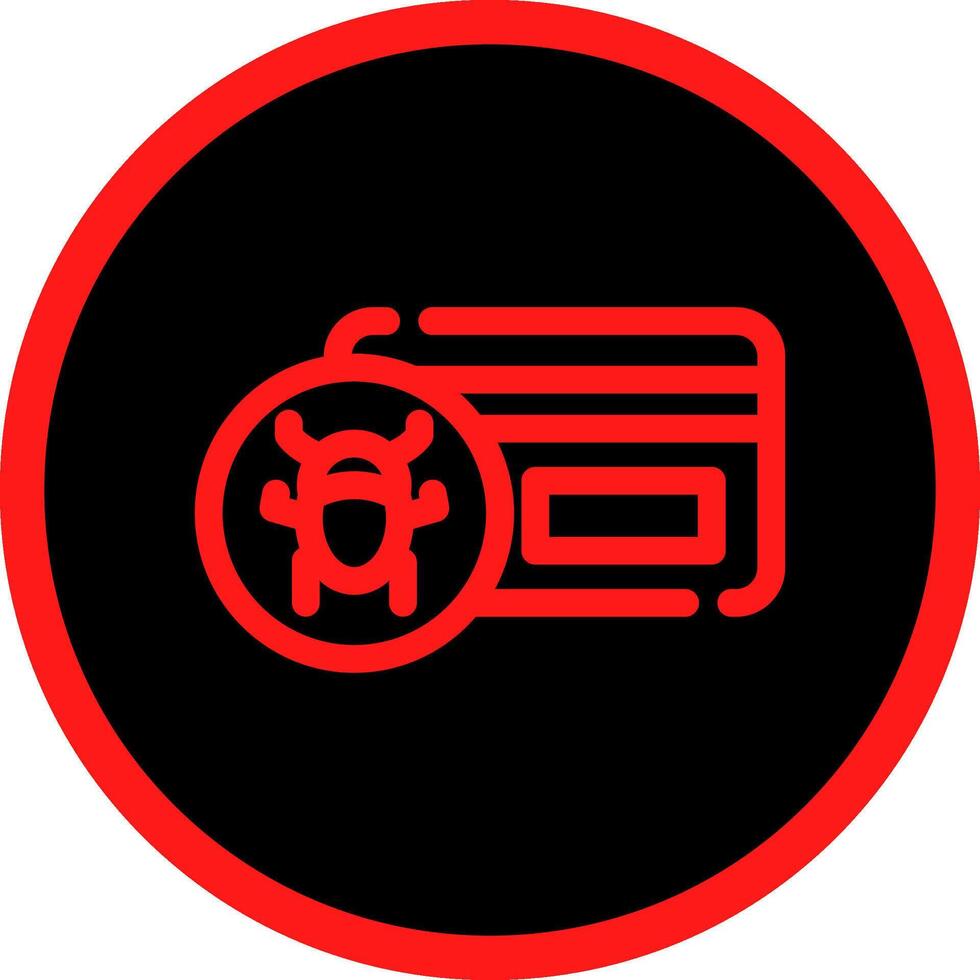 Bug Creative Icon Design vector