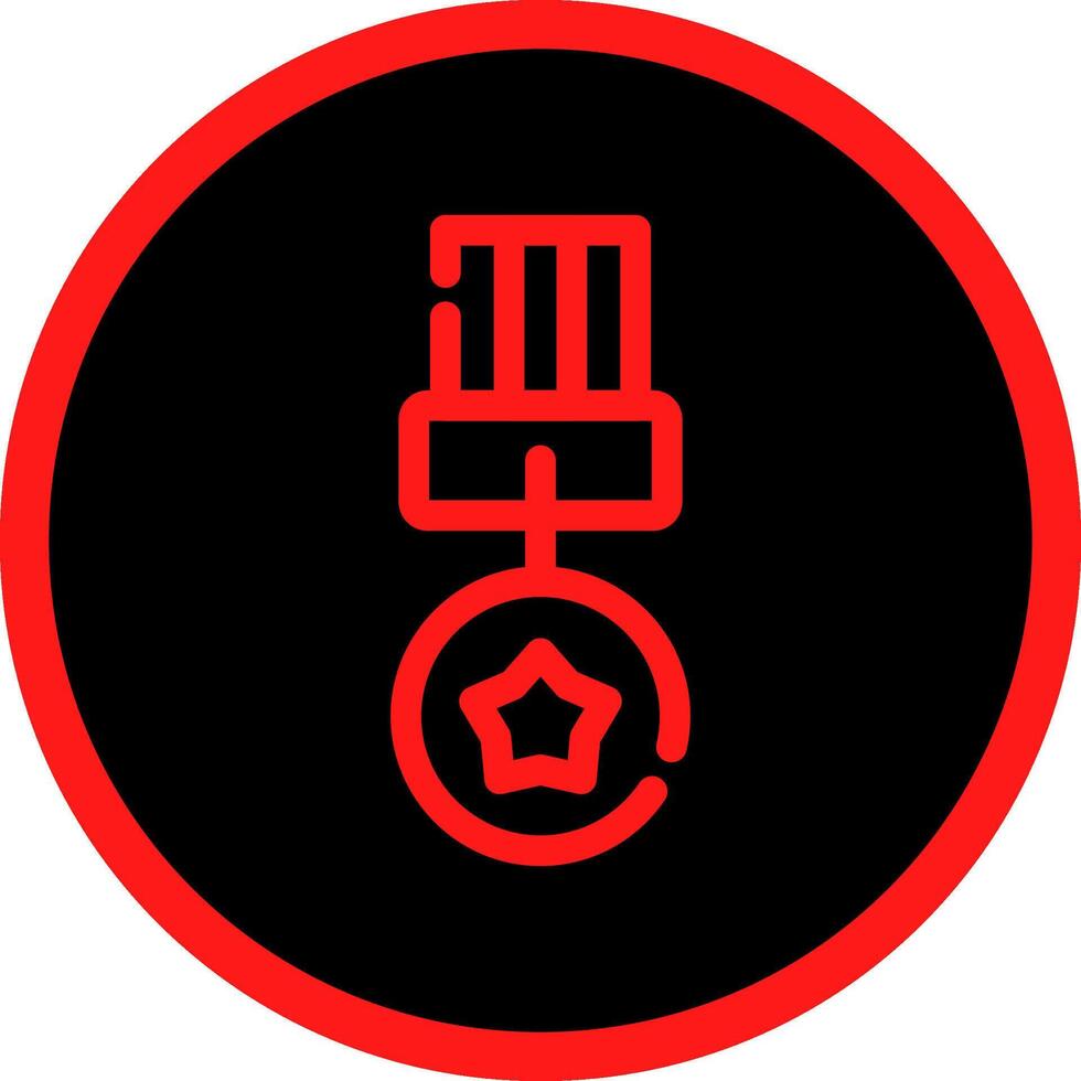 Line Red Gradient Circle Design vector