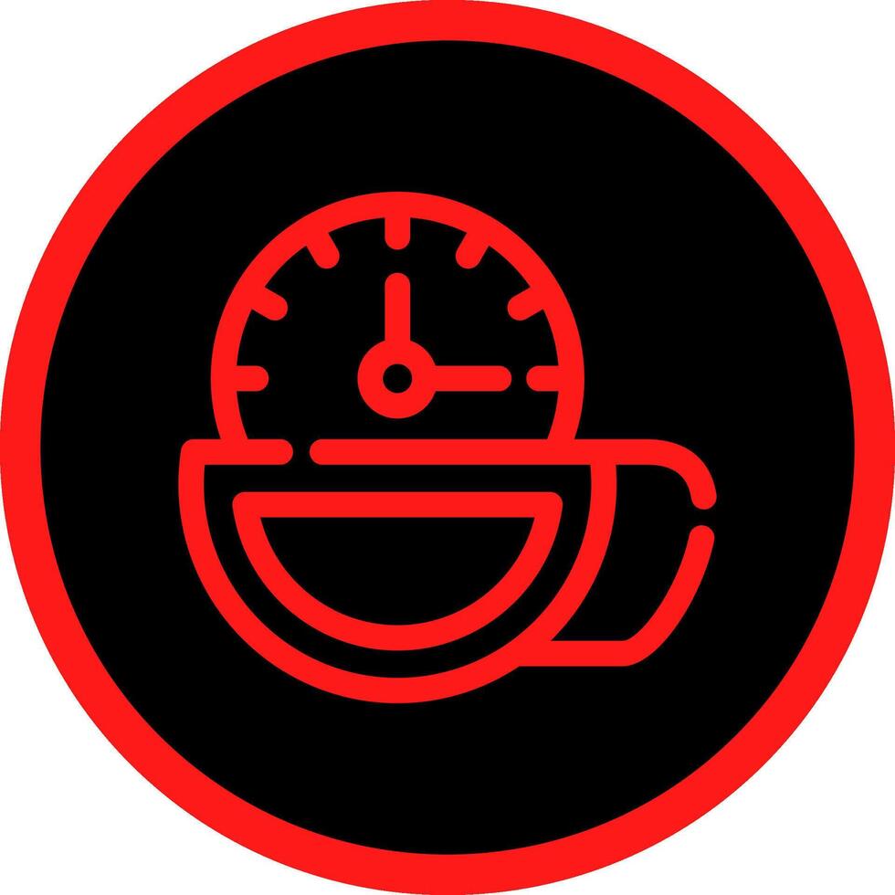 Tea Time Creative Icon Design vector