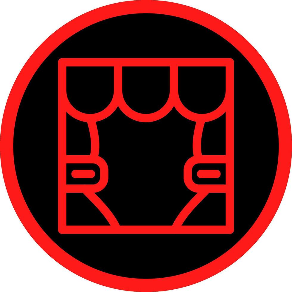 Stage Creative Icon Design vector