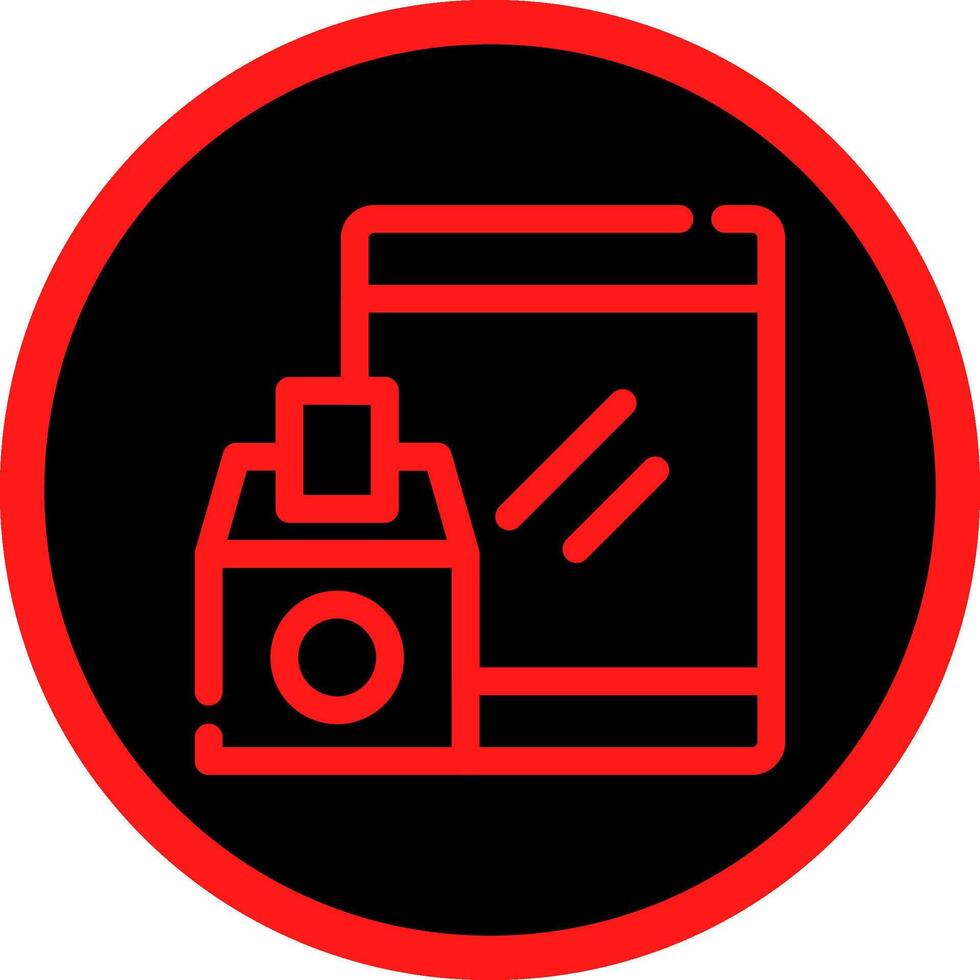 Online Voting Creative Icon Design vector