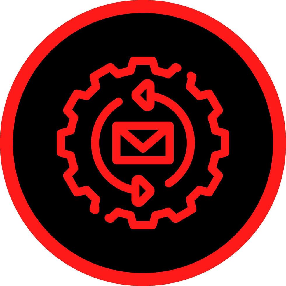 Marketing Automation Creative Icon Design vector