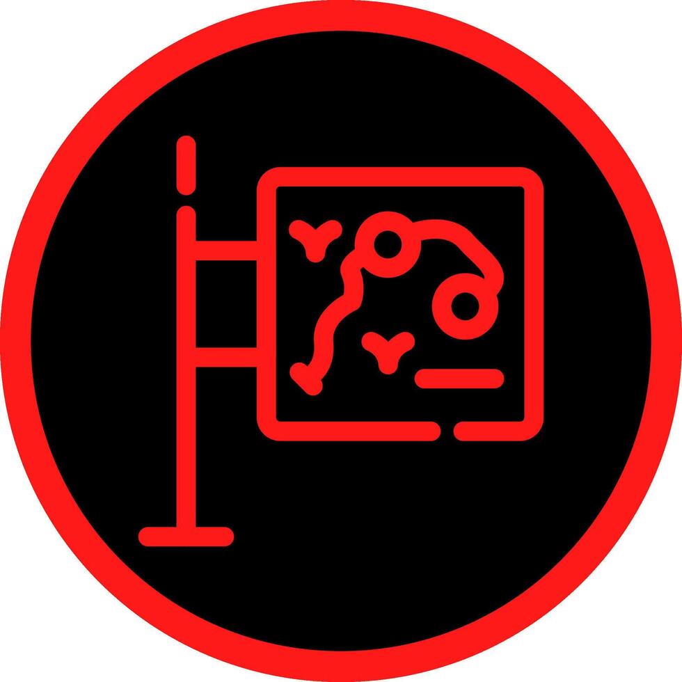 Map Creative Icon Design vector