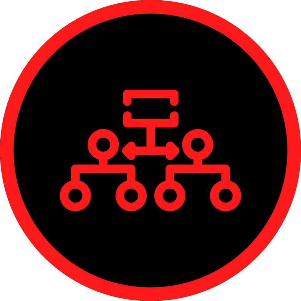 Labeled Hierarchy Creative Icon Design vector