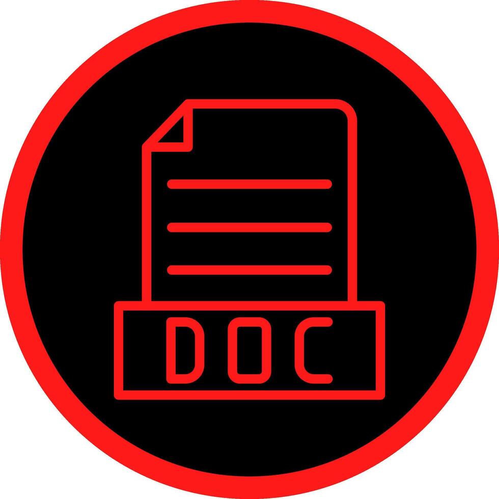 Doc Creative Icon Design vector
