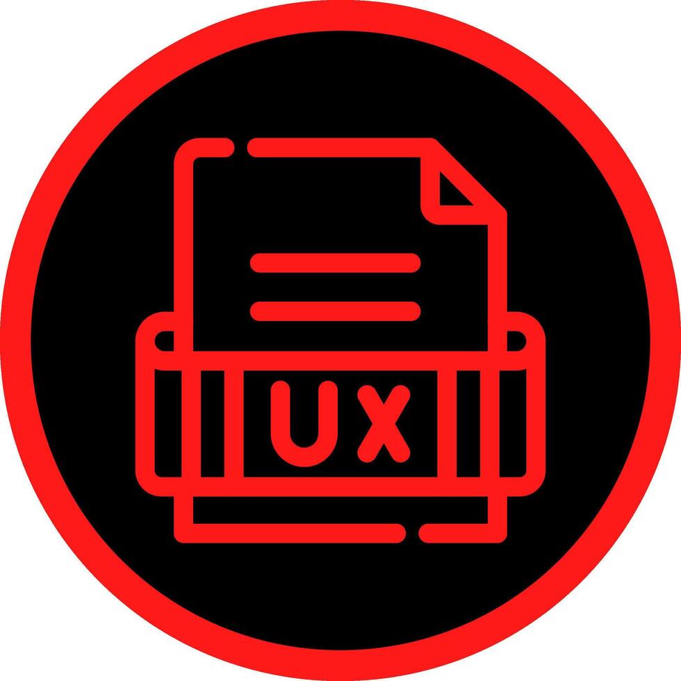 Ux Format Creative Icon Design vector
