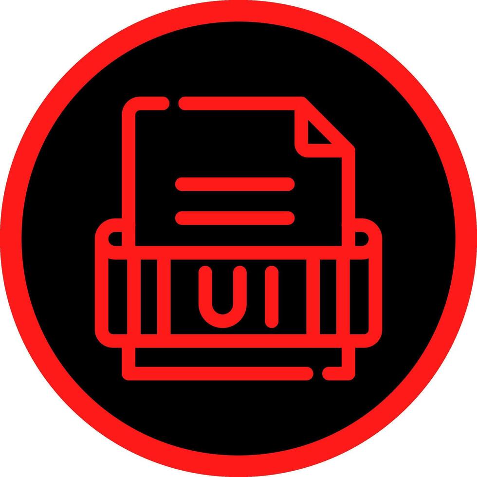 Ui Format Creative Icon Design vector