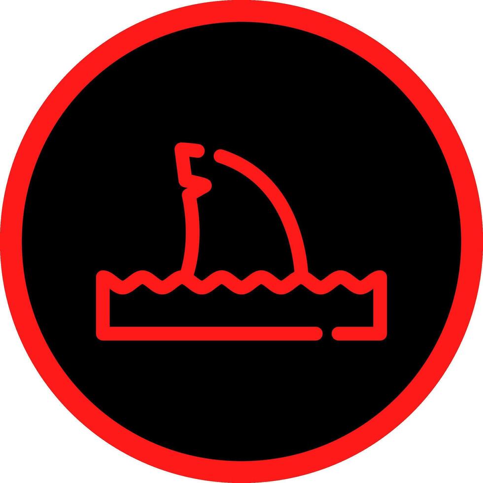 Shark Creative Icon Design vector