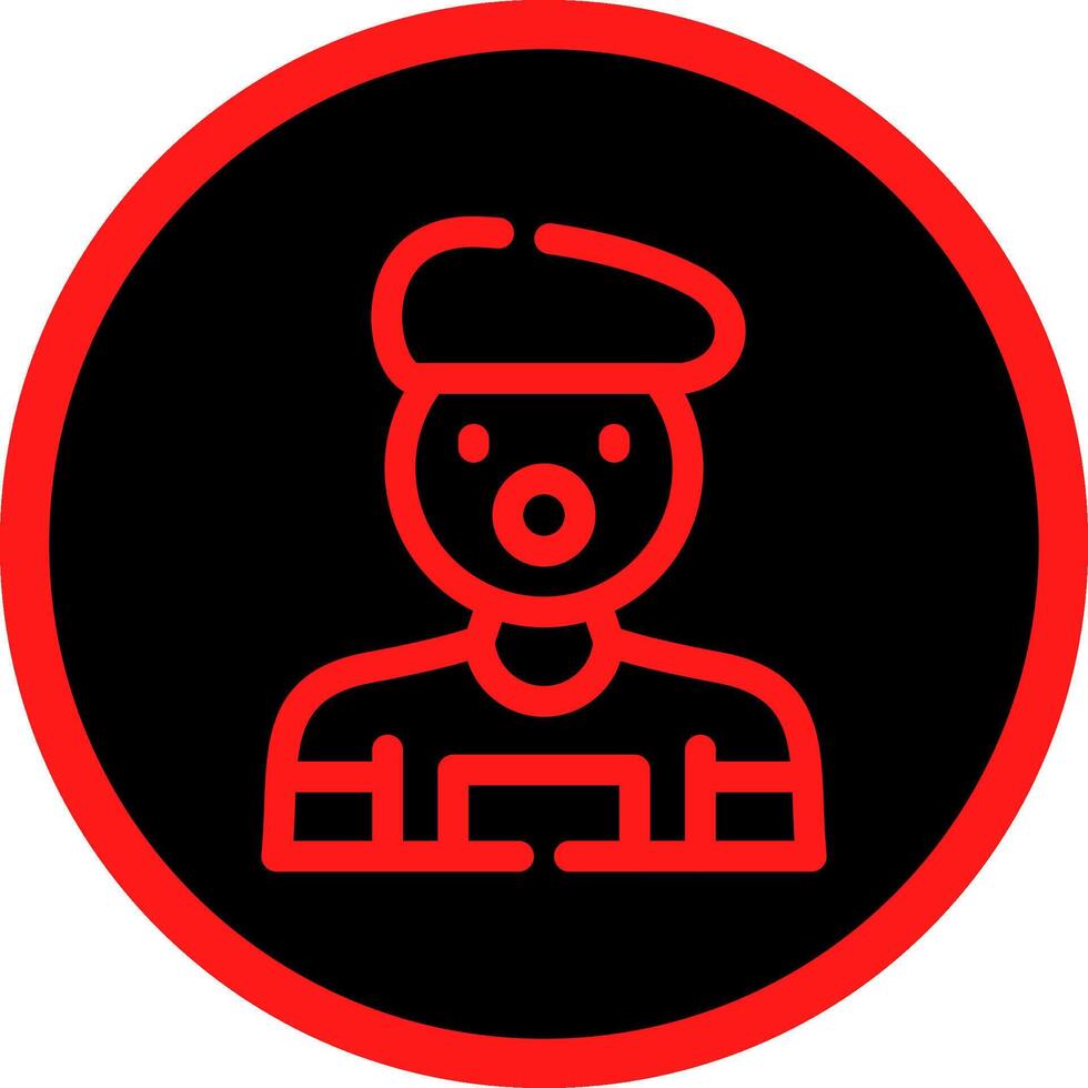 Mime Creative Icon Design vector