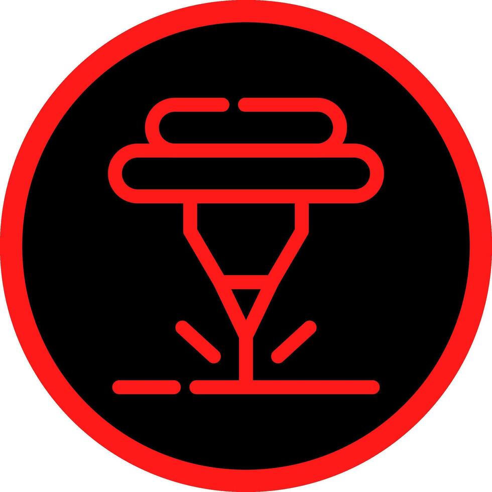 Laser Creative Icon Design vector
