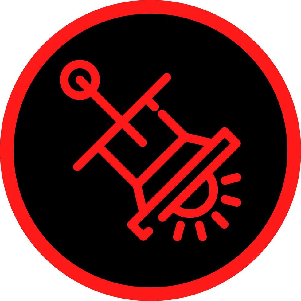 Spotlight Creative Icon Design vector