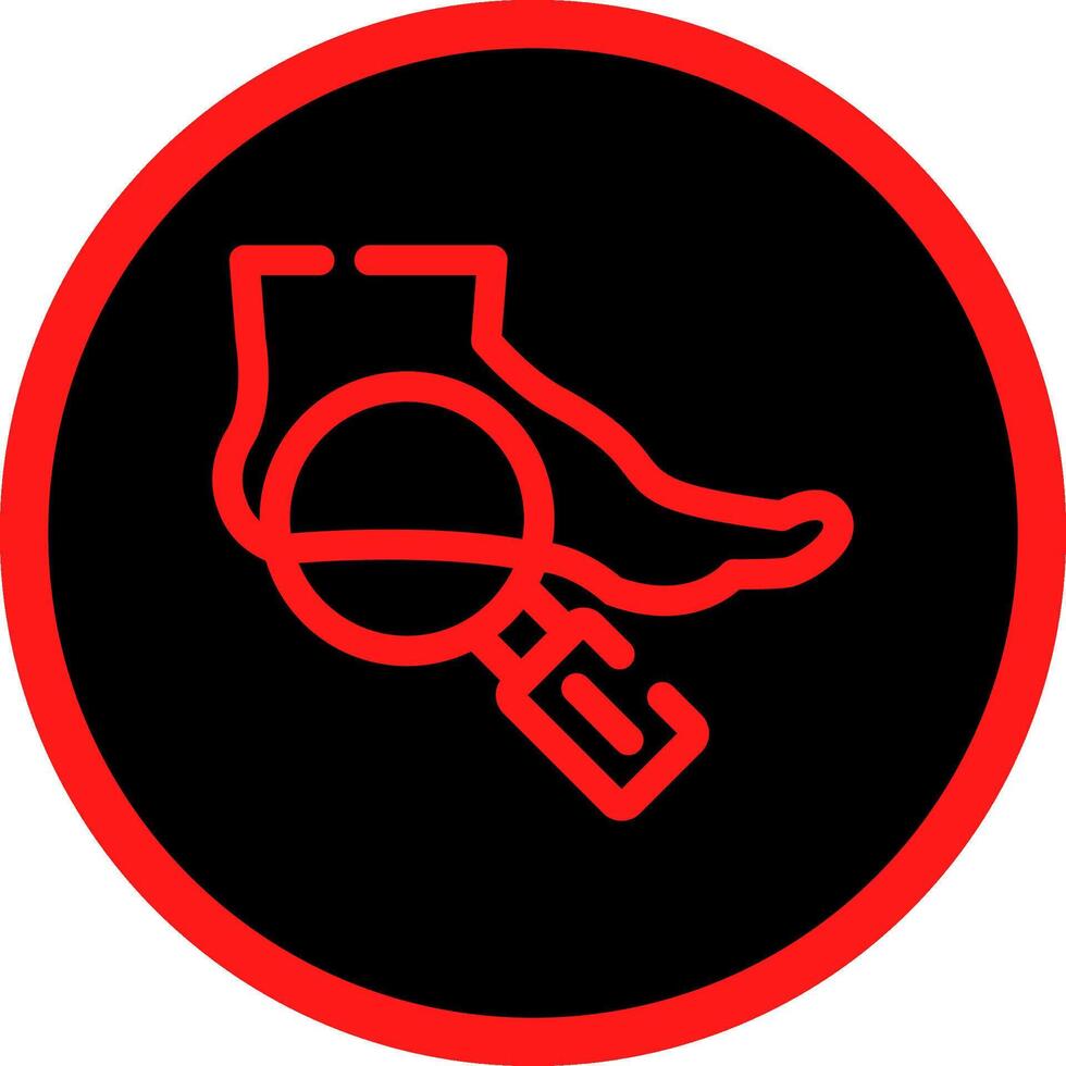 Foot Creative Icon Design vector