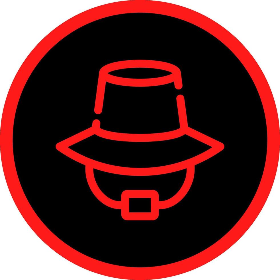 diseño de icono creativo de sombrero vector