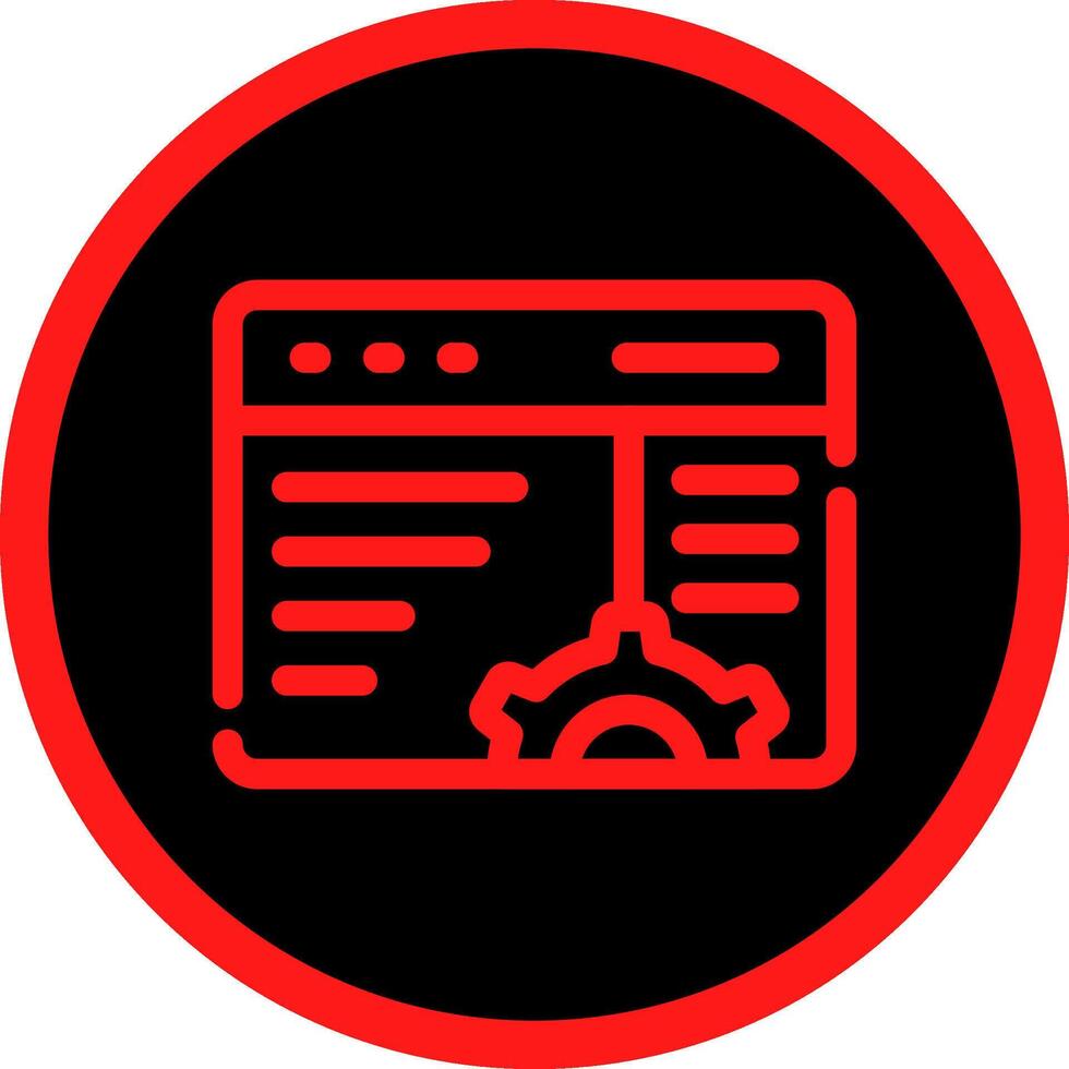 Browser Creative Icon Design vector