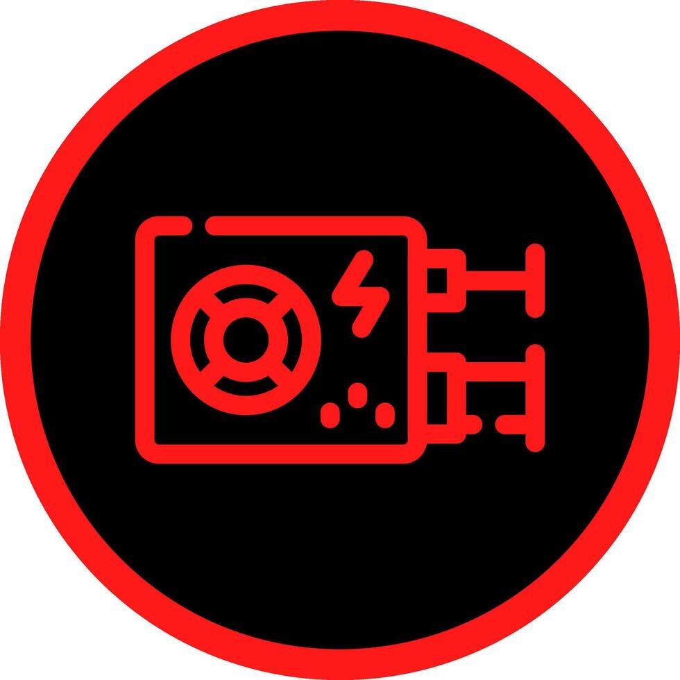 Power Supply Creative Icon Design vector