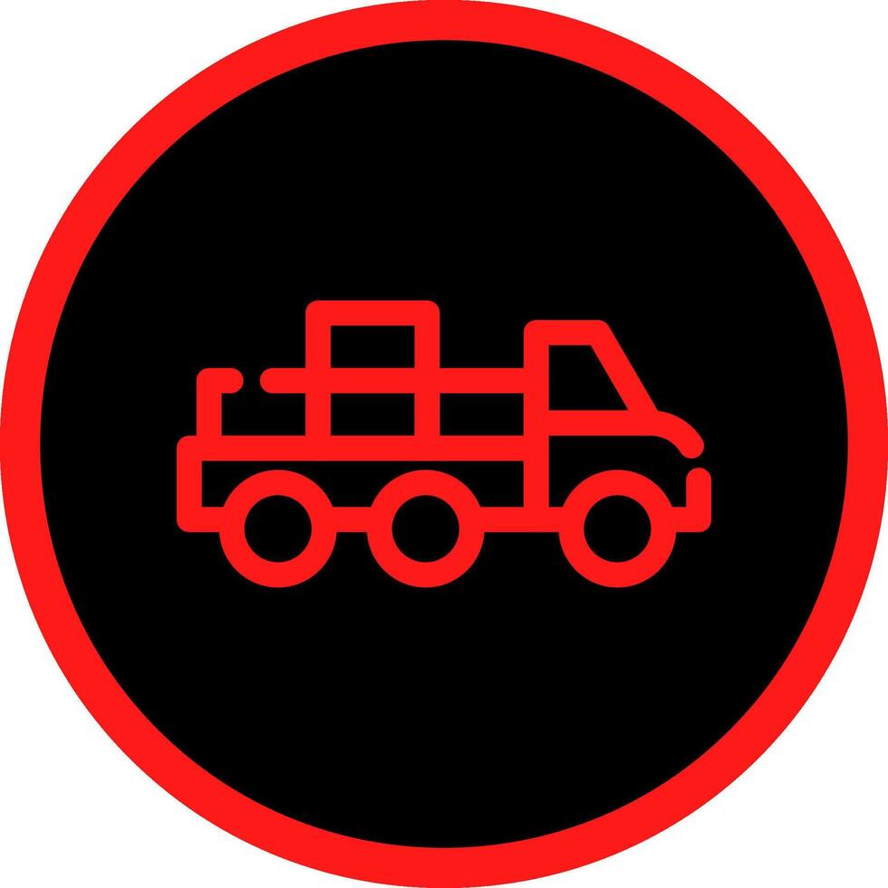 Mover Truck Creative Icon Design vector