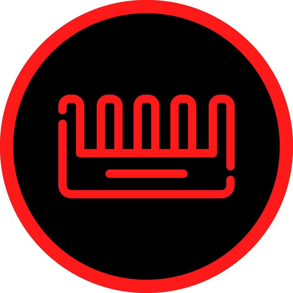 Comb Creative Icon Design vector