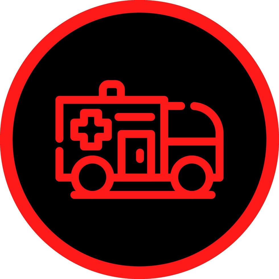 diseño de icono creativo de ambulancia vector