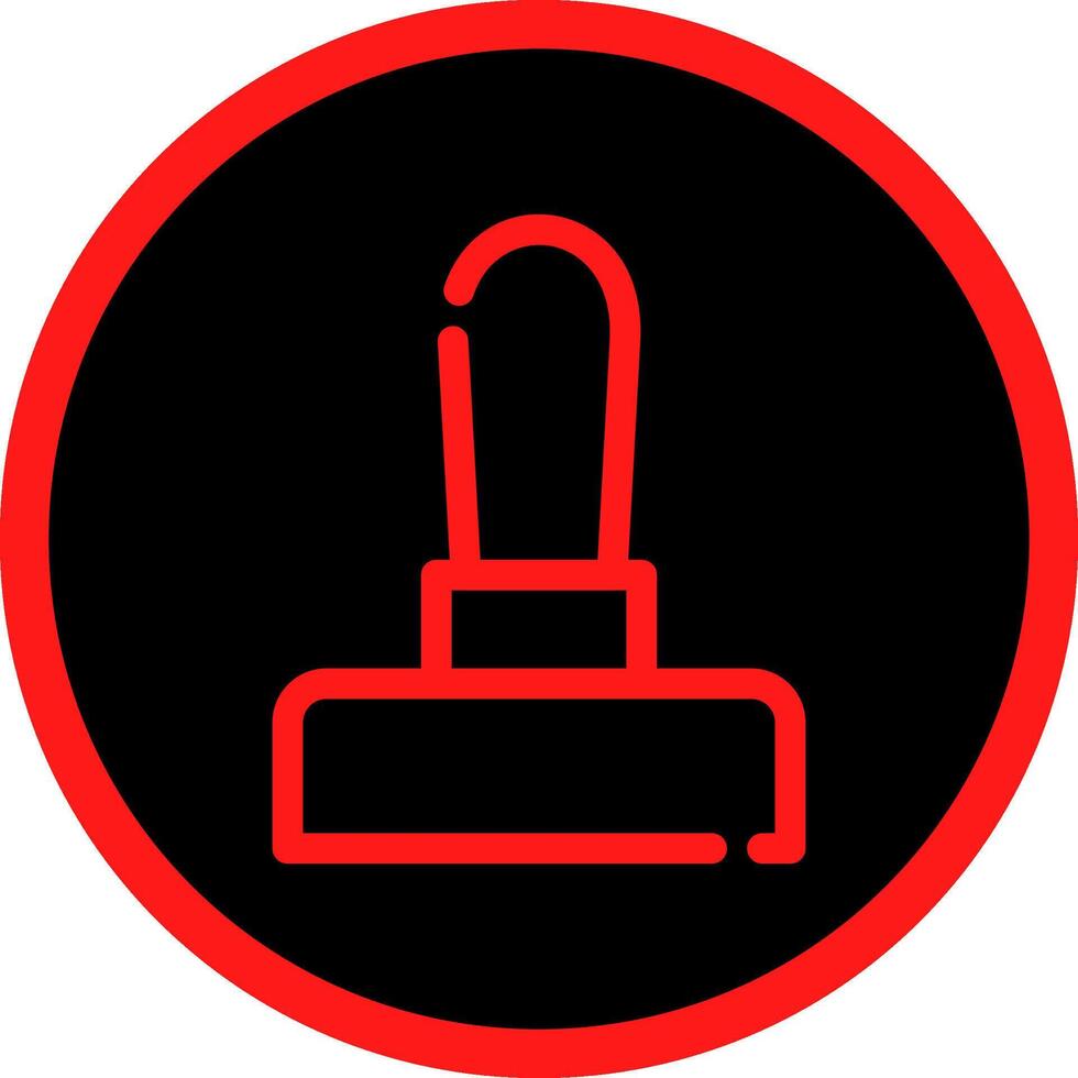 Stamp Creative Icon Design vector