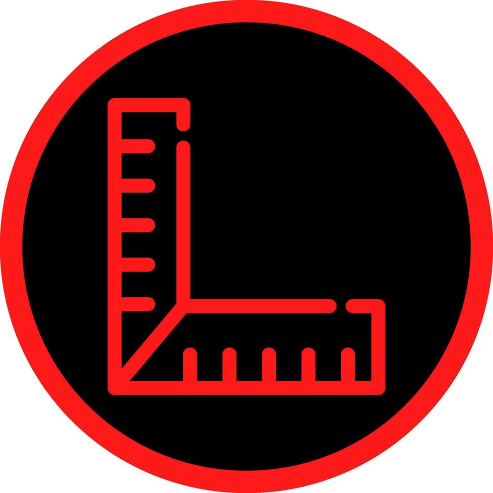 Ruler Creative Icon Design vector