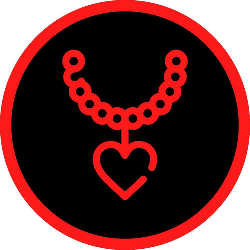 Pearl Necklace Creative Icon Design vector