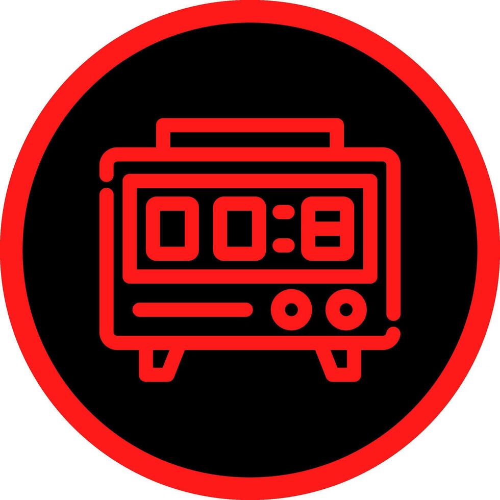 Digital Stopwatch Creative Icon Design vector