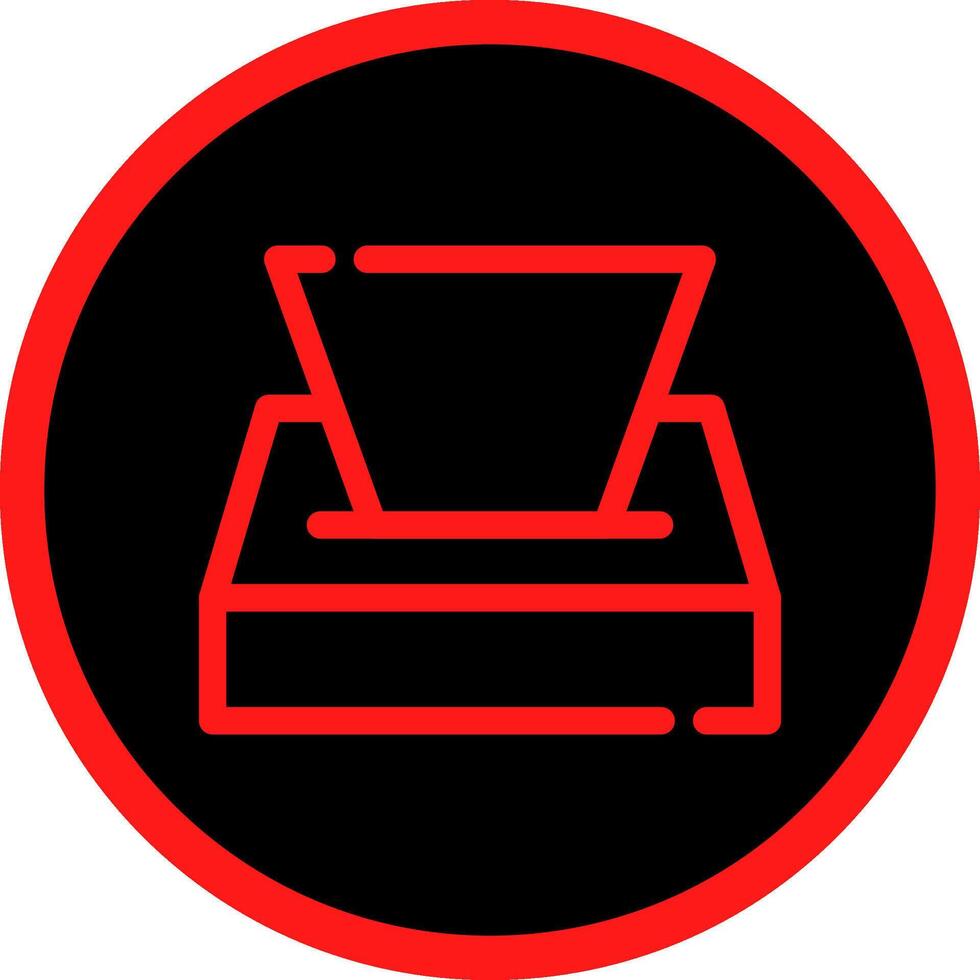 Tissue Box Creative Icon Design vector