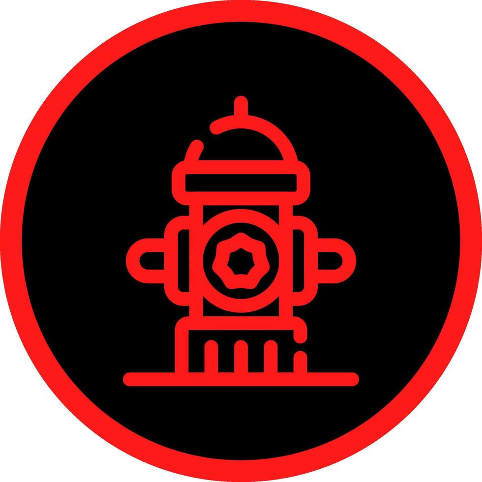 Hydrant Creative Icon Design vector