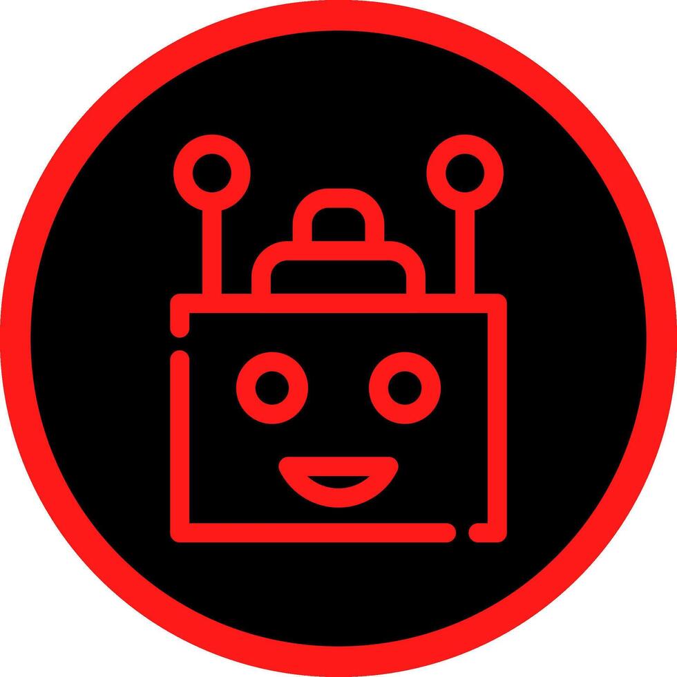 Chatbot Creative Icon Design vector