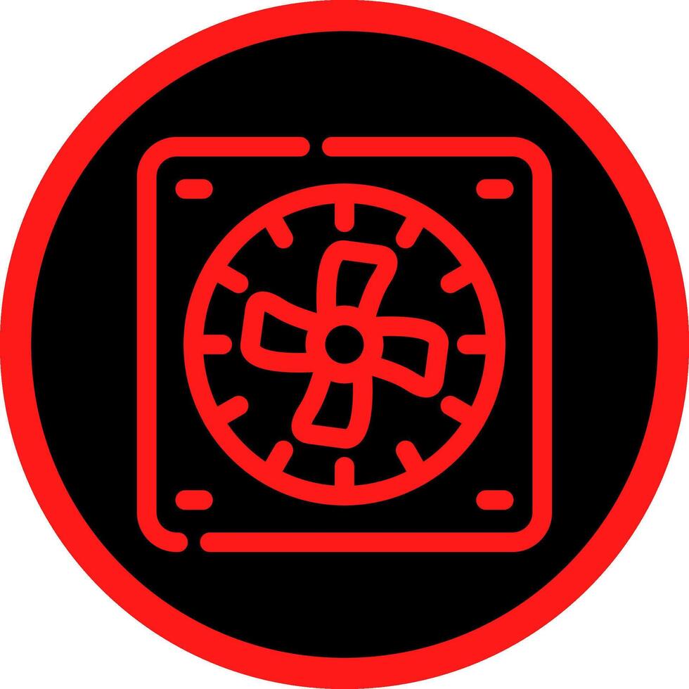Cooling Creative Icon Design vector