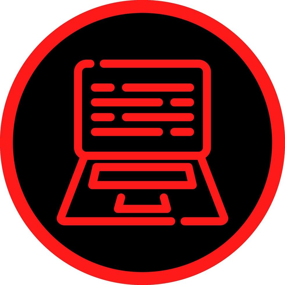 Laptop Creative Icon Design vector
