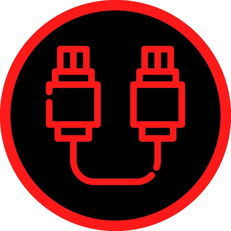 Usb Connection Creative Icon Design vector