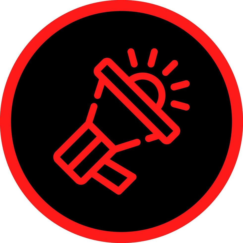 Megaphone Creative Icon Design vector