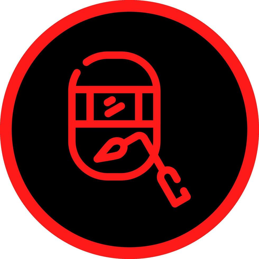 Welding Mask Creative Icon Design vector