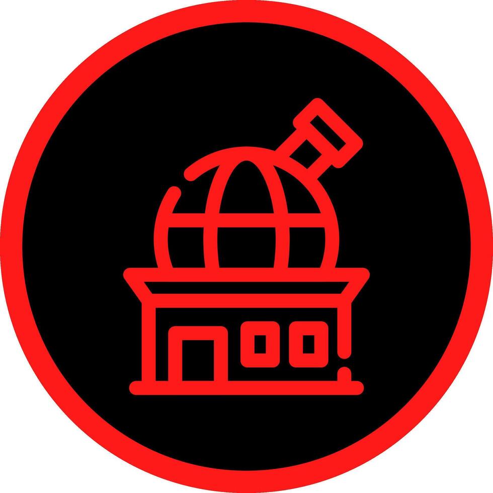 Observatory Creative Icon Design vector