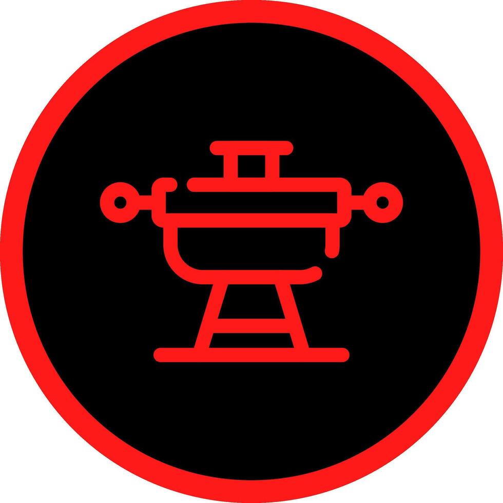 diseño de icono creativo de parrilla vector