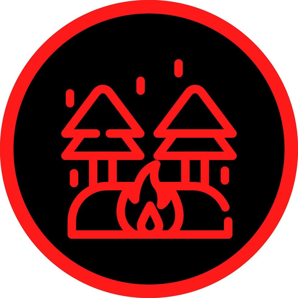 Fire Creative Icon Design vector