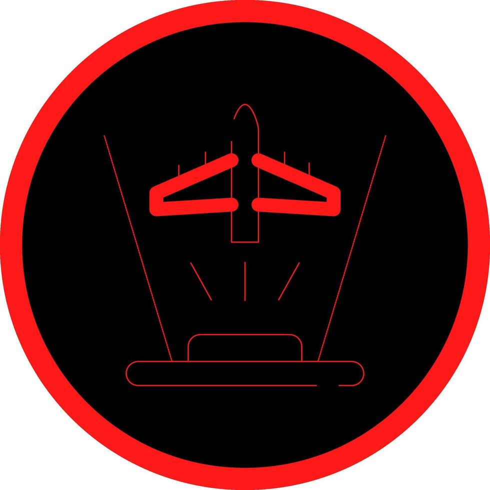 Ar Flight Training Creative Icon Design vector