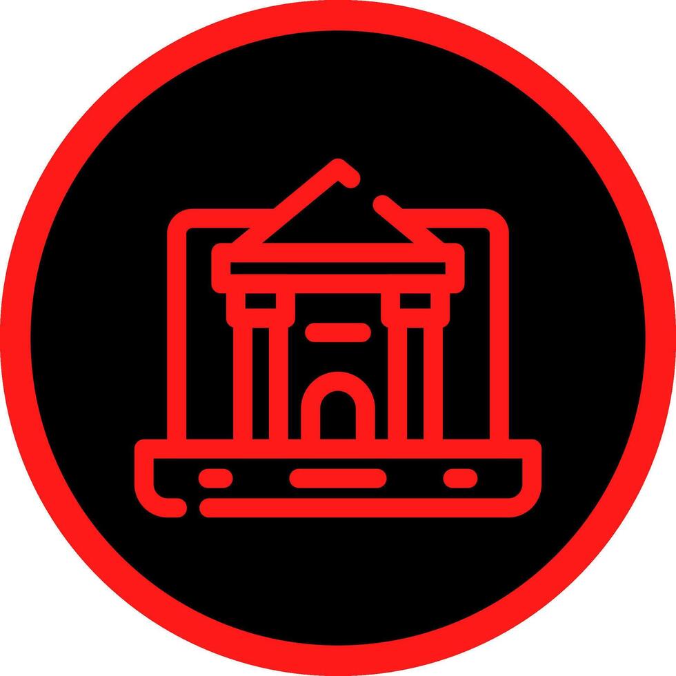 Online University Creative Icon Design vector