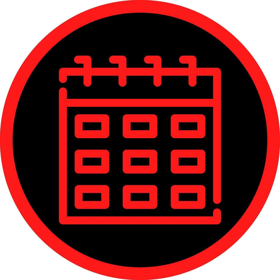 Calendar Creative Icon Design vector