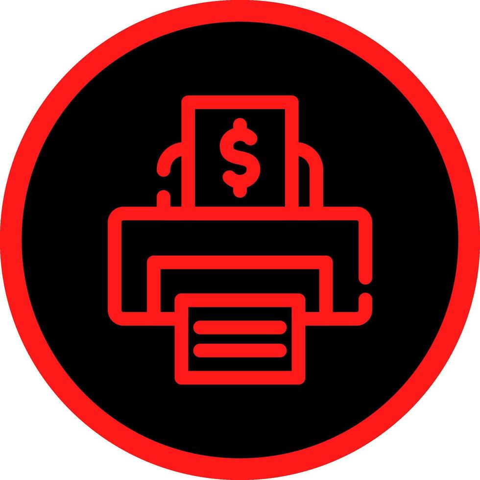 Printer Creative Icon Design vector